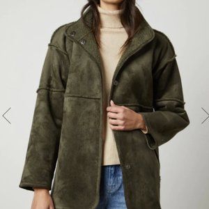 Amazing Condition ALBANY LUX SHERPA REVERSIBLE JACKET Color: Fern